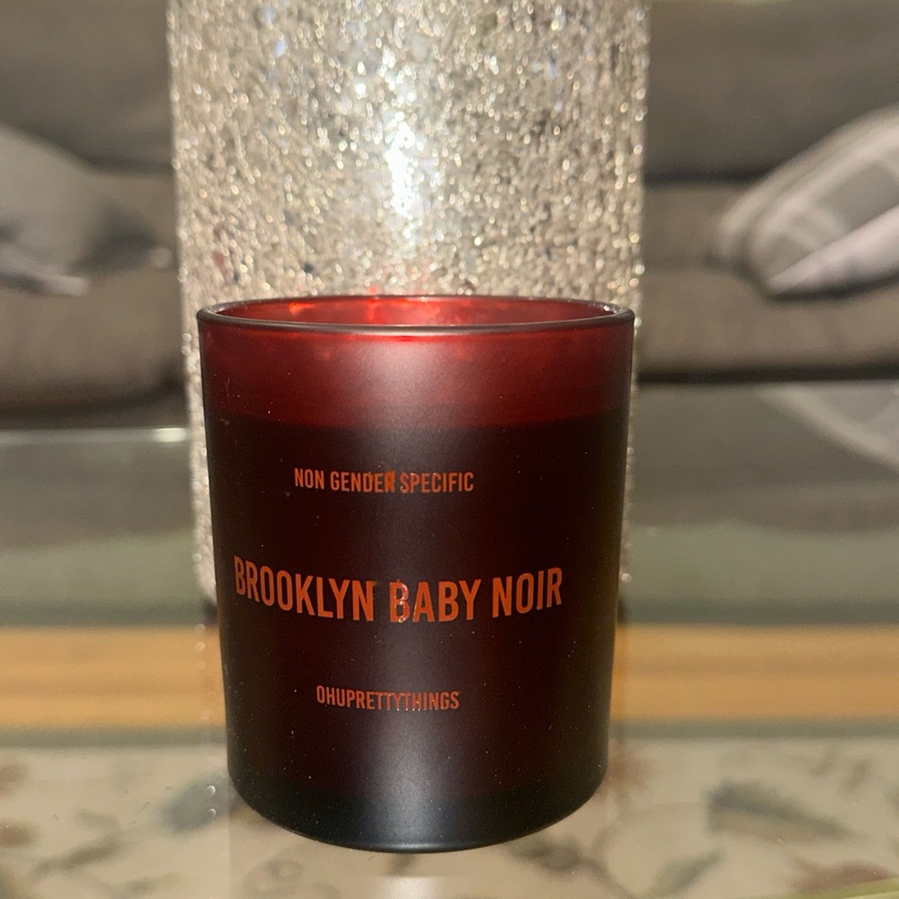 Free People Brooklyn Baby Candle - Cherry Noir Pink - Picture 2 of 3